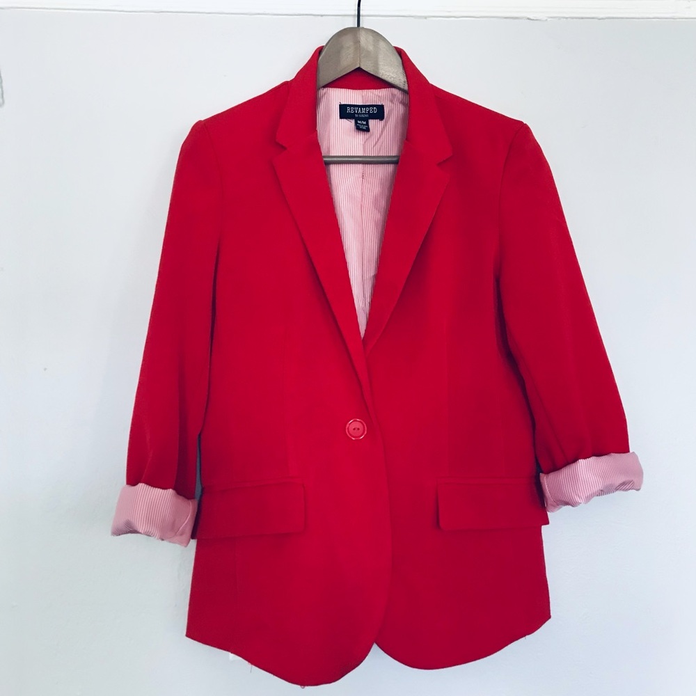 Women’s Red Blazer